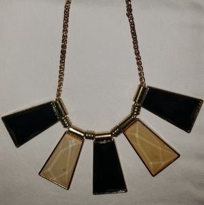 Beautiful black and cream necklace